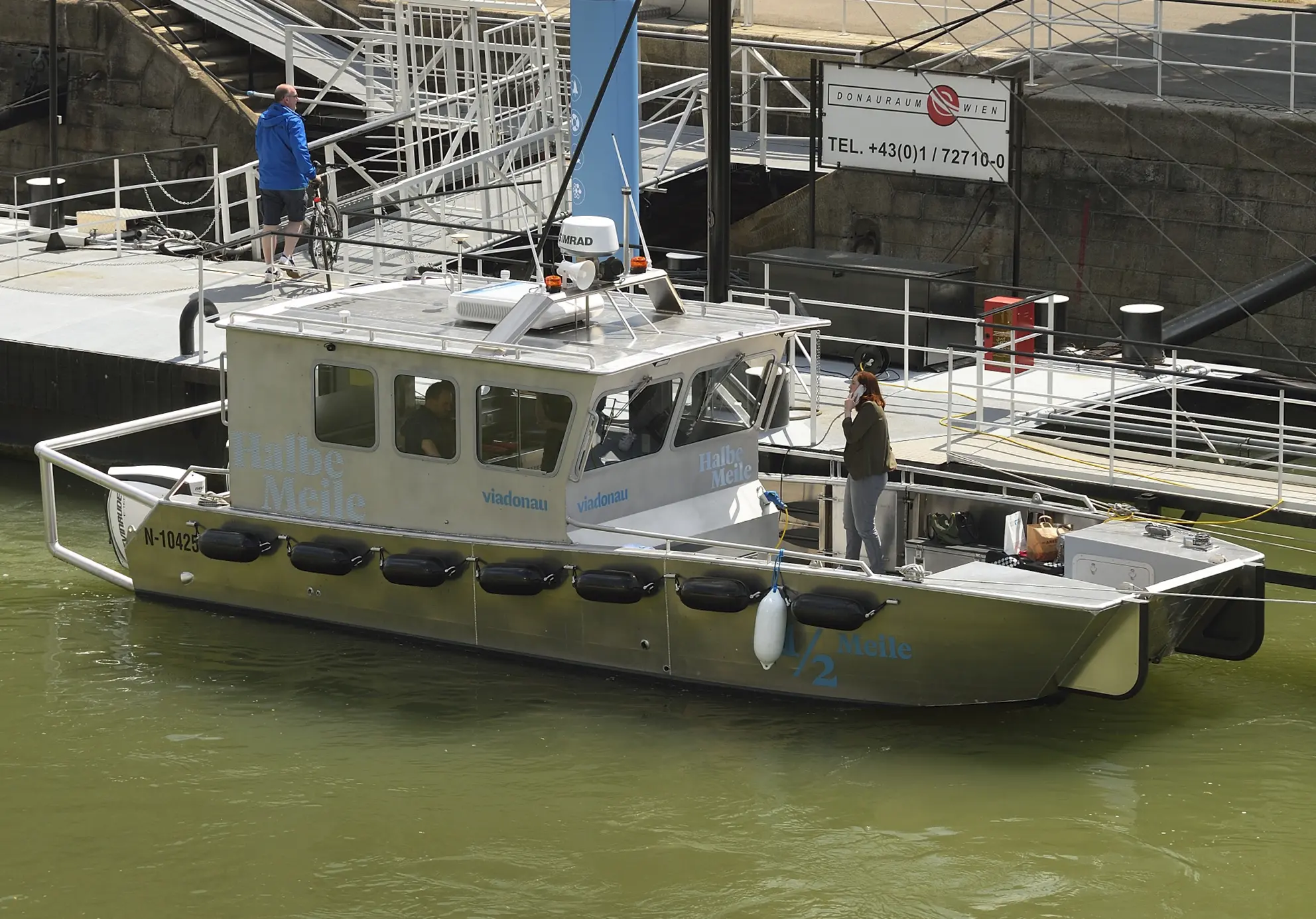 Halbe Meile am Ufer des Donaukanals